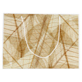 Rustic Spure Lace Leaves Large Cadeauzakje (Achterkant)