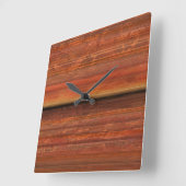 Rustic Square Wall Clock Vierkante Klok (Hoek)