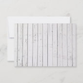 Rustic Starfish Wood met platbinding RSVP (Achterkant)