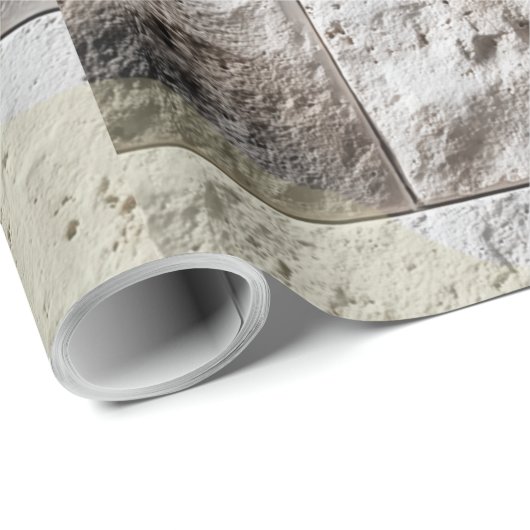 Rustic Stone Travertine Backsplash  Cadeaupapier (Rol Hoek)