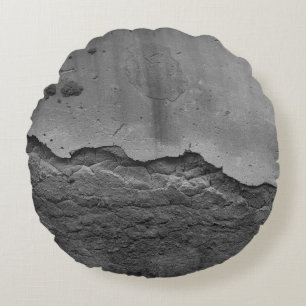 Rustic Stone Wall Napoli 2 - Yin Yang - BW Rond Kussen