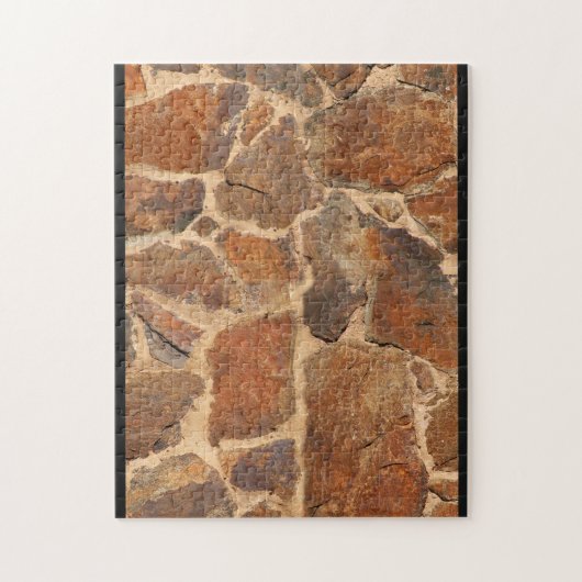 Rustic Stone Wall Structure Geology Challenge Legpuzzel (Verticaal)
