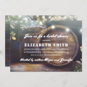 Rustic String Lights Baby's Breath Vrijgezellenfee Kaart (Voorkant / Achterkant)