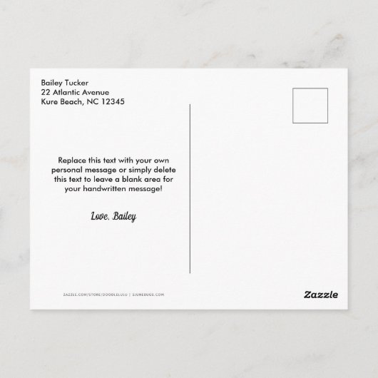 Rustic String Lights Modern Dank u Briefkaart (Achterkant)