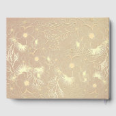 Rustic String Lights Wedding Guest Book Gastenboek (Achterkant)