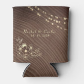 Rustic String Lights Wedding Koelbox Blikjeskoeler (Voorkant)