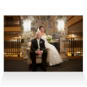 Rustic String of Lights Photo Wedding Hartelijk da (Binnen Horizontaal (Boven))