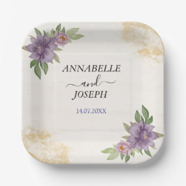 Rustic Summer aesthetic Wildflower Wedding Papieren Bordje