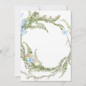 Rustic Summer Fern Bridesmaids Luncheon Invitation (Dos)