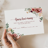 Rustic Summer Floral Devine Combien De Carte De Je