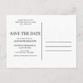 Rustic Sunflower Afstuderen Save Date Notice Uitnodiging Briefkaart (Achterkant)
