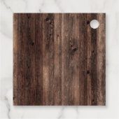 Rustic Sunflower Blue Rozen Boots Sweet 16 Bedankjes Labels (Achterkant)