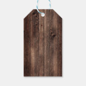 Rustic Sunflower Blue Rozen Boots Sweet 16 Cadeaulabel (Achterkant)