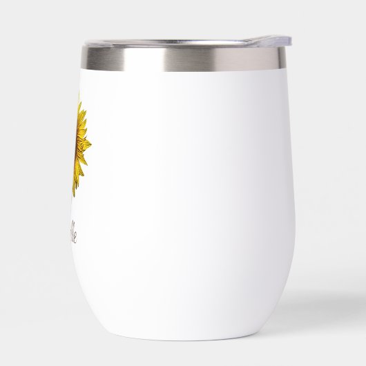 Rustic Sunflower Boho Botanical Personalized (Gauche)