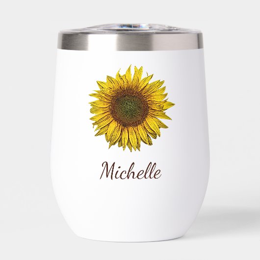 Rustic Sunflower Boho Botanical Personalized (Avant)