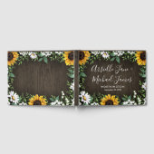 Rustic Sunflower Country Daisy Mariage livre d'hôt (Complet)