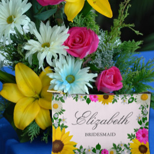 Rustic Sunflower Daisy Floral Wedding Etui
