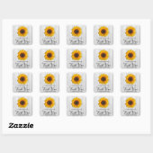Rustic Sunflower Dank u Sticker (Vel)