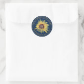 Rustic Sunflower Return Address Sticker (Tas)