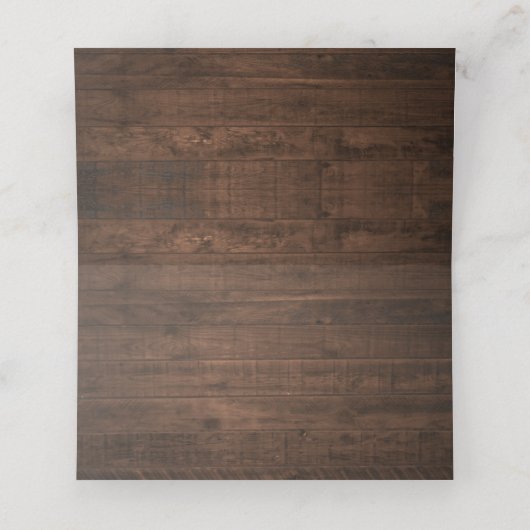 Rustic Sunflower String Lights Wedding (Binnenkant ongevouwen)