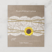 Rustic Sunflower Wedding (Buitenkant ongevouwen)