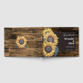 Rustic Sunflower Wedding Gastenboek (Volledig)