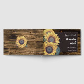 Rustic Sunflower Wedding Gastenboek (Volledig)