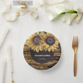 Rustic Sunflower Wedding Papieren Kommen
