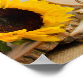 Rustic Sunflower Woodland Wedding Poster (Hoek)