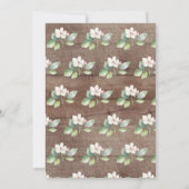 Rustic Sweet Deer Neutral Baby shower Invitation Kaart (Achterkant)