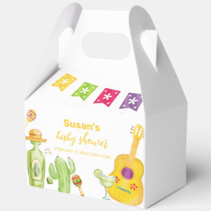 Rustic Taco 'Bout Cactus Limoen Gitaar Baby shower Bedankdoosjes