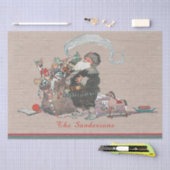 Rustic Tan  Kerstman Tissuepapier (Craft)