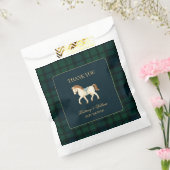 Rustic Tartan Plaid Horse Baby Shower  Bedankzakje (Gezegeld)