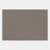 Rustic Tartan Plaid Pattern Three Matching Inpakpapier Vel (Voorkant 3)