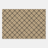 Rustic Tartan Plaid Pattern Three Matching Inpakpapier Vel (Voorkant 2)