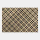 Rustic Tartan Plaid Pattern Three Matching Inpakpapier Vel (Voorkant)