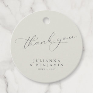 Rustic Taupe Floral Boho Wedding Custom Dank je Bedankjes Labels