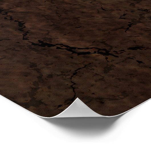 Rustic Taurus Zodiac Sign on Stone Effect Poster (Hoek)