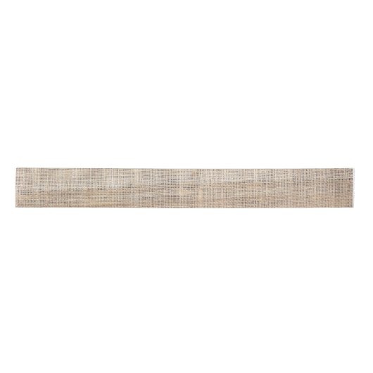 Rustic Tea Dyed Burlap Farmhouse Style Ribbon Lint (Voorkant)