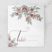 Rustic Terracotta Floral Wedding (Buitenkant ongevouwen)