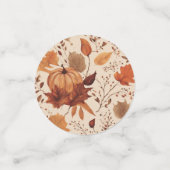 Rustic Terracotta Maple verlaat herfstbruiloft Confetti (Kleine voorkant)