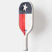 Rustic Texas Flag Specialized Pickleball Paddle (Links)