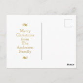 Rustic Texas kerstboom Briefkaart (Achterkant)