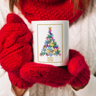 Rustic Texas kerstboom Koffiemok