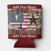 Rustic Texas Lone Star Texas Long Horn Koelbox Blikjeskoeler (Achterkant)