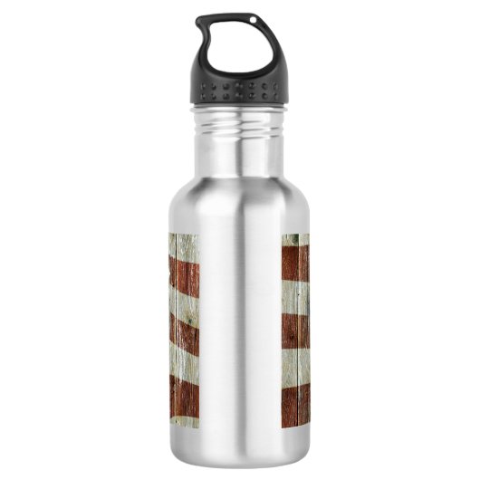 Rustic Texas Lone Star Texas Long Horn Waterfles (Achterkant)