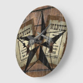 Rustic Texas Star Westerne dubbele gezochte pistol Grote Klok (Hoek)