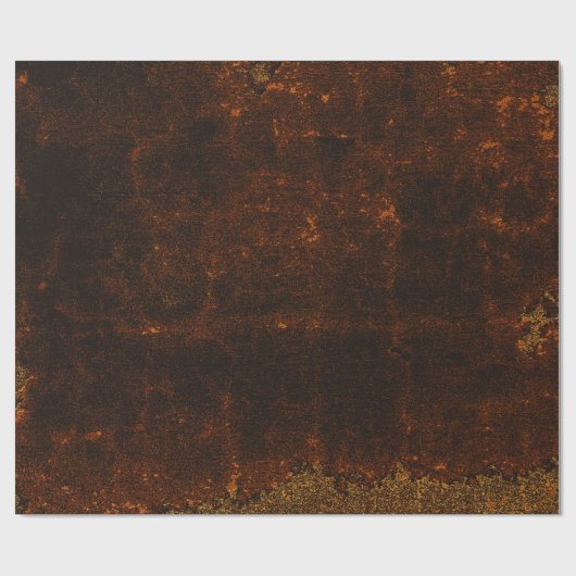 Rustic Texture  donkerbruine ontkoppeling Cadeaupapier (Vlak)