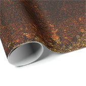 Rustic Texture  donkerbruine ontkoppeling Cadeaupapier (Rol Hoek)