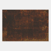 Rustic Texture  donkerbruine ontkoppeling Inpakpapier Vel (Voorkant)